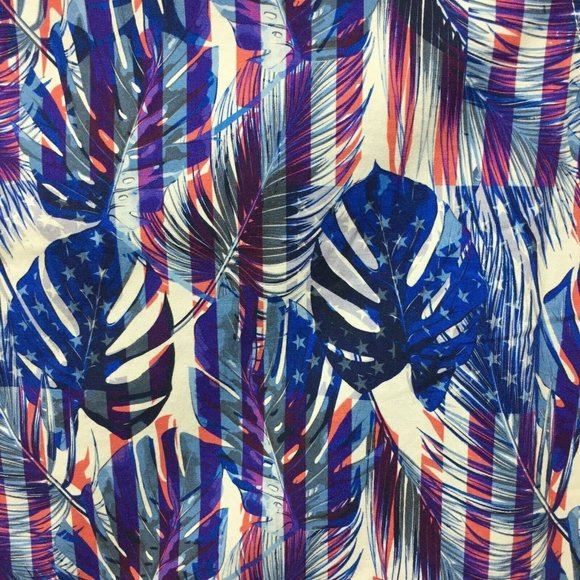 Caribbean Roundtree & Yorke Hawaiian Shirt Men's Size XL Tropical Vacation NWT - Picture 12 of 12